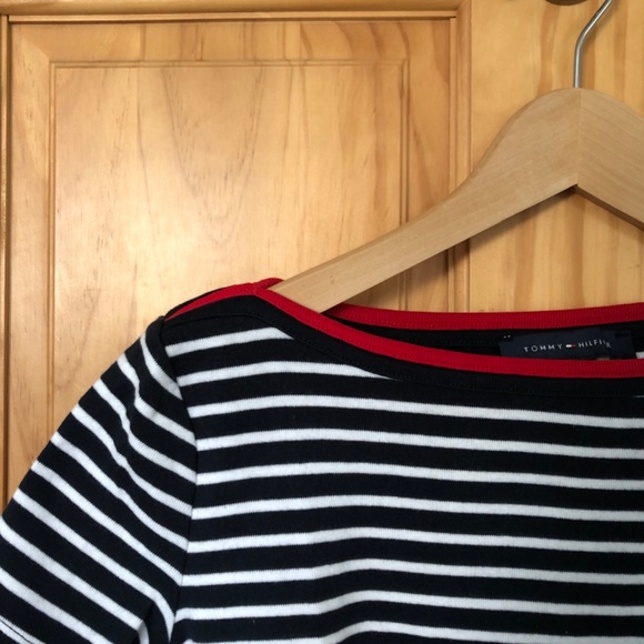 Tommy Hilfiger navy blue striped t-shirt - Picture 3 of 3